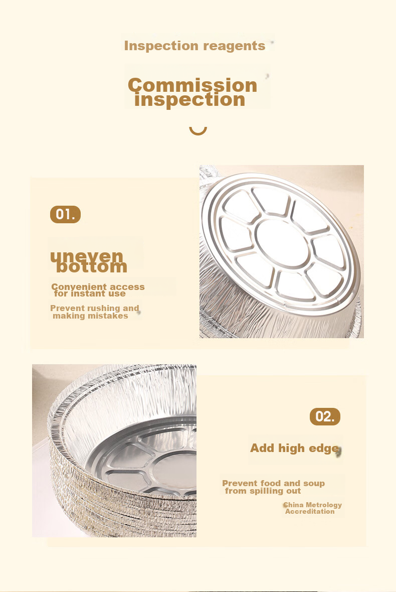 Guangyi Air Fryer Aluminum Foil Pans, Air Fryer Specific Paper Tin Foil Bowls, Aluminum Foil Baking Trays, 19cm*50 Pieces, GY8725 16