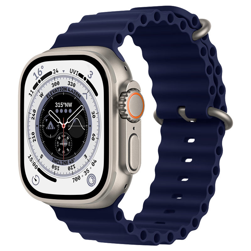 BHO Compatible Apple Watch Band for Apple Watch S12/Ultra4 Ocean Band, IWatch S11/S10/9/8/7/6/SE/Ultra3/2 Silicone Watch Strap