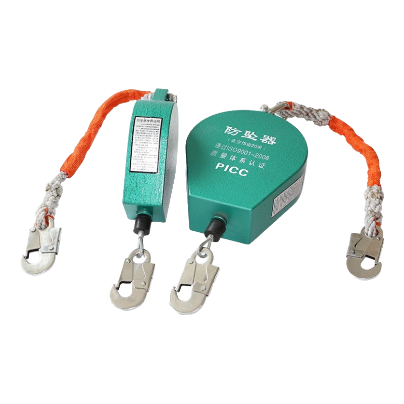 Lihu High-Altitude Speed Difference Fall Arrest Device Descender Electrician Anti-Fall Self-Locking Body Speed Difference Device 300kg 15m