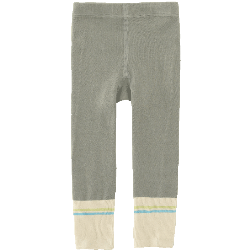 Papa Spring Children's Leggings Tights Girls High Elasticity Skin-Friendly Color Block Versatile Fashionable