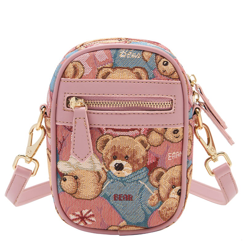 Bear Affection Women's Fashion Casual Shoulder Crossbody Mini Bag Valentine's Day Gift