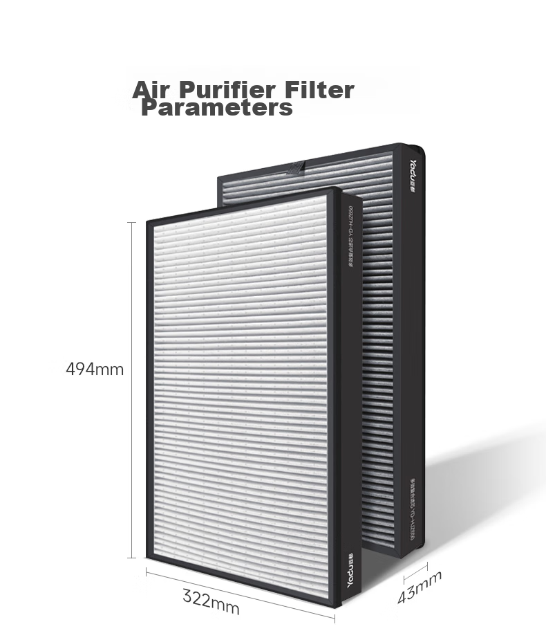 YADU Purifier Filter YD-HJZ500 Household Formaldehyde Removal, Bacteria Elimination, Secondary Smoke Odor Removal Four-Stage Multi-Effect Composite KJ455G-S4D Compatible [Accessory] 6