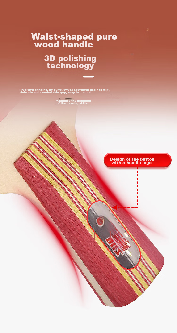 DHS One-Star Horizontal And Vertical Table Tennis Racket (Fast Delivery from Beijing Warehouse + Racket Cover), F1 Horizontal And Vertical Double Rackets 5