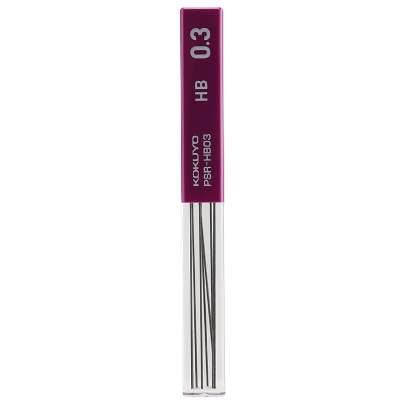 KOKUYO Imported 0.3mm Mechanical Pencil Lead HB Student Exam Writing Drawing Anti-Breaking Replacement Lead Refill One Tube PSR-HB03