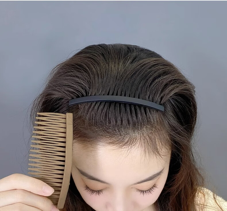 Xiangwan Hair Comb Set of 3 for Women, Bangs Styling Tool, Hair Clip, Ponytail Holder, Mid-Autumn Festival Gift 13