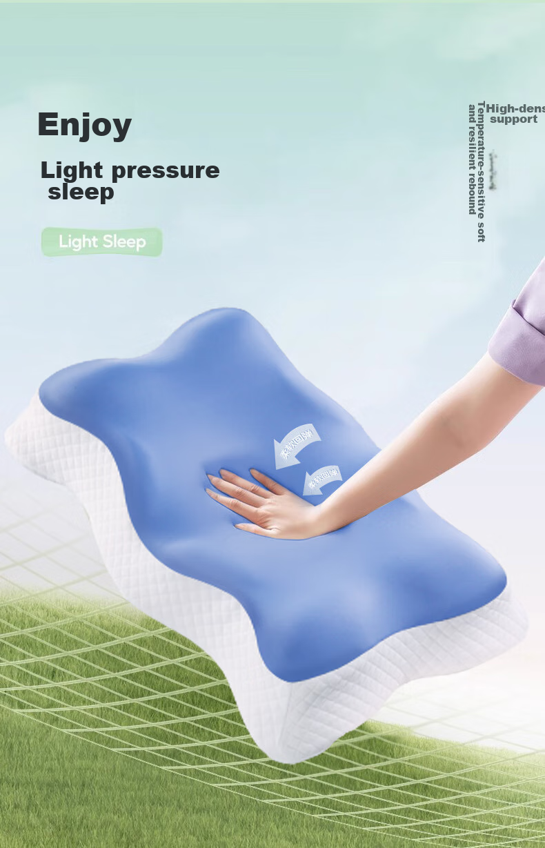 YUZHAOLIN Cervical Pillow for Adults, Sleeping Pillow, Ergonomic Memory Foam Pillow for Home Use, Side Sleeping Soft Pillow 7