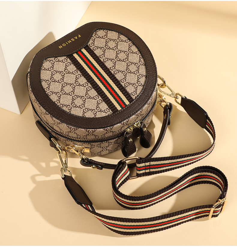 Aiqinghai Handbag, Women's Small Round Bag, Phone Pouch, Crossbody Shoulder Bag, Light Luxury Brand, Birthday And Mother's Day Gift, Practical Present for Mom 17