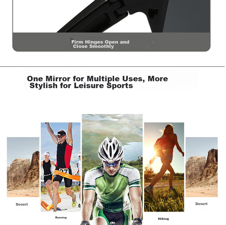 LOVECRAFT Photochromic Cycling Glasses with Black Frame And Gray Lenses, Day And Night Use, Windproof Mountain Biking Sunglasses with Goggles 16