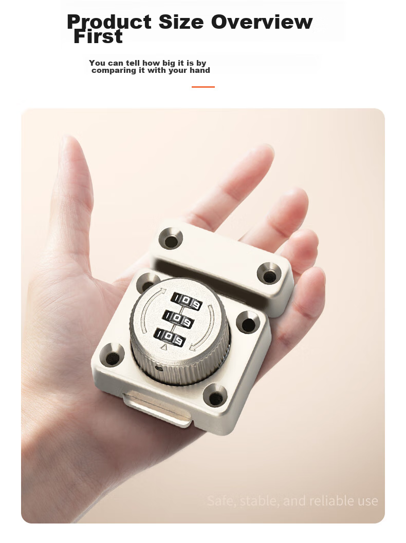 Dipuer Locking Drawer Latch, No Drilling Required, Refrigerator Door Lock, Cabinet Lock, Office Metal Cabinet Lock, Electrical Panel Lock Hardware 8