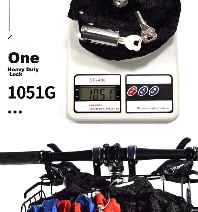 ROGTYO Bicycle Basket, Mountain Bike Front And Rear Basket, Thickened Folding Bike Basket, Bicycle Grocery Basket, Side Hanging Basket 5