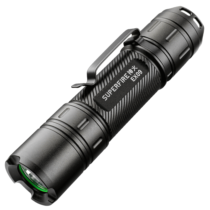 SupFire EX09 High-Intensity Flashlight, Rechargeable, Long-Range, Outdoor Mini LED, Home Emergency Light, 4000mAh