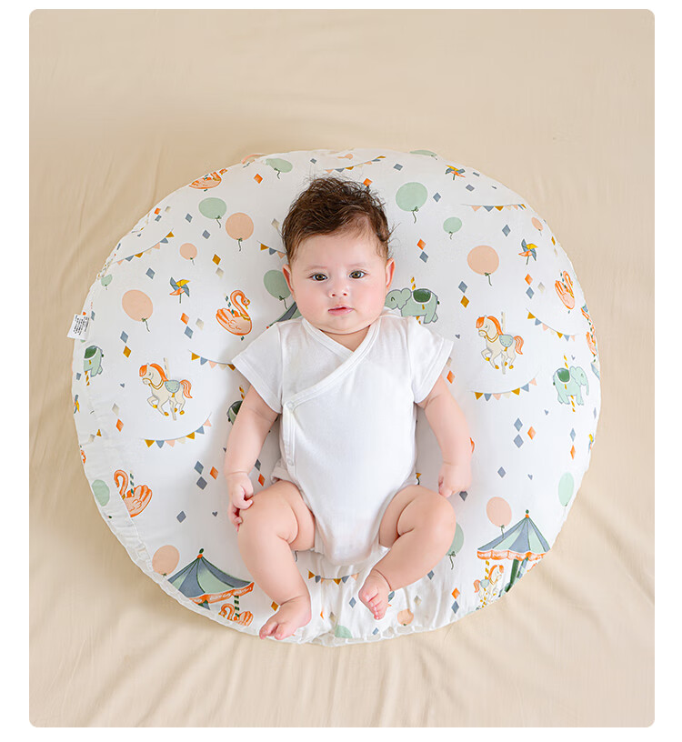 JOYNCLEON Nursing Pillow Baby Anti-Spit-Up Inclined Cushion Anti-Choke Milk Feeding Pillow for Newborns 0-1 Year Jzt72072 15