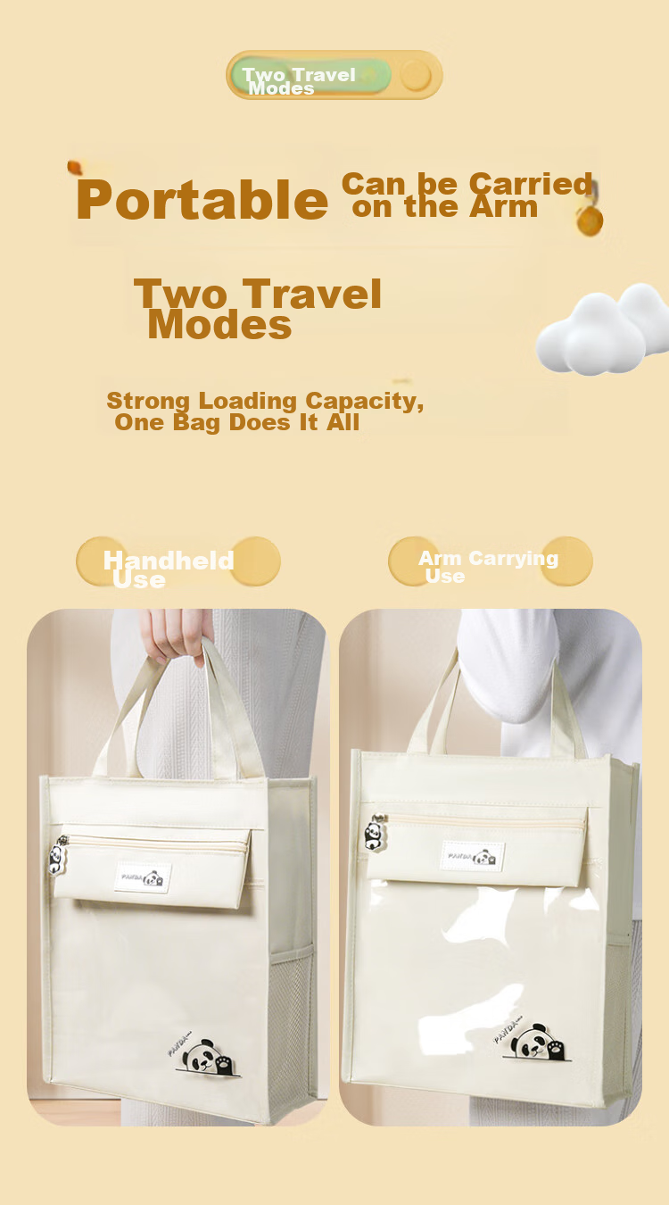 NVV Tutoring Bag, Art Bag for Primary School Students, Handbag, Book Bag, Study Bag, Exam Paper Storage Bag, Homework Handbag, Document File Bag, Astronaut Design NR-D02A 16