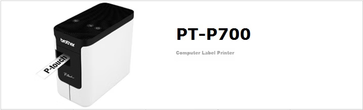 Brother PT-P700 Computer Label Printer Fixed Asset Label Maker Office Label Printer for Documents, Files, Archives, Contracts Machine Room Switch Network Cable 1