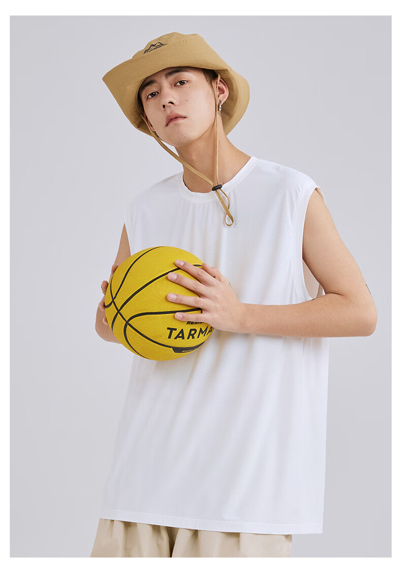 Baleno Men's Summer Vest, New Mesh Breathable Ice Silk Cool Basketball Sports Round Neck Sleeveless Casual Outdoor Quick-Dry Undershirt 17