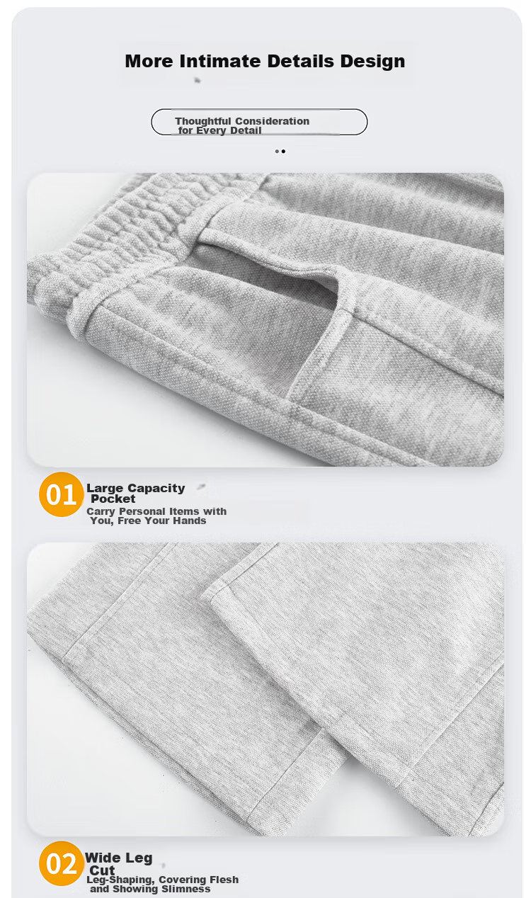 MiiOW Wide-Leg Pants for Women, Autumn 2025 New Style, Petite Draping Casual Straight-Leg Trousers for Fall 9