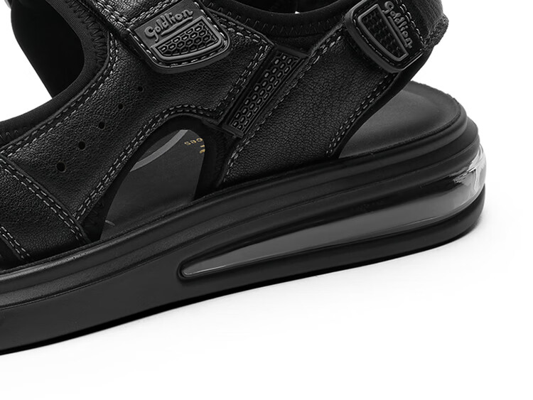 Goldlion Men's Sandals, Lightweight And Soft Casual Shoes, Comfortable And Durable Beach Shoes G596320255TRF Charcoal Gray Size 39 15