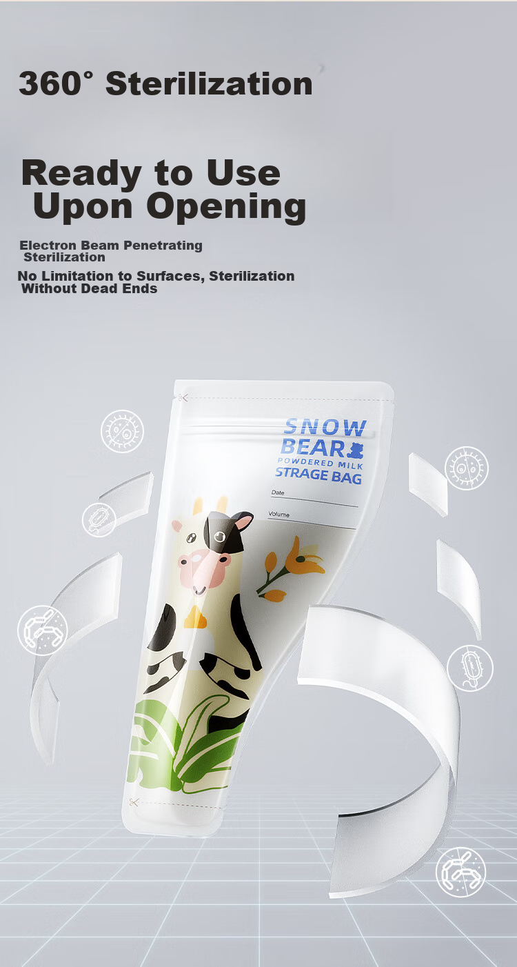 SnowBear Disposable Milk Powder Bags, Sealed Moisture-Proof, Portable for Outdoor Use, Individually Wrapped, 30 Pieces, 8690 2