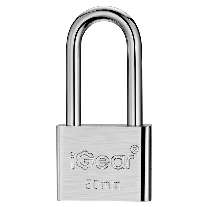 IGear Padlock for Home Use, Long Latch Lock for Dormitory, Extended Cabinet Door Lock, Anti-Theft Window Lock, Water Meter Box Lock, 30mm Cut-Resistant And Tamper-Proof