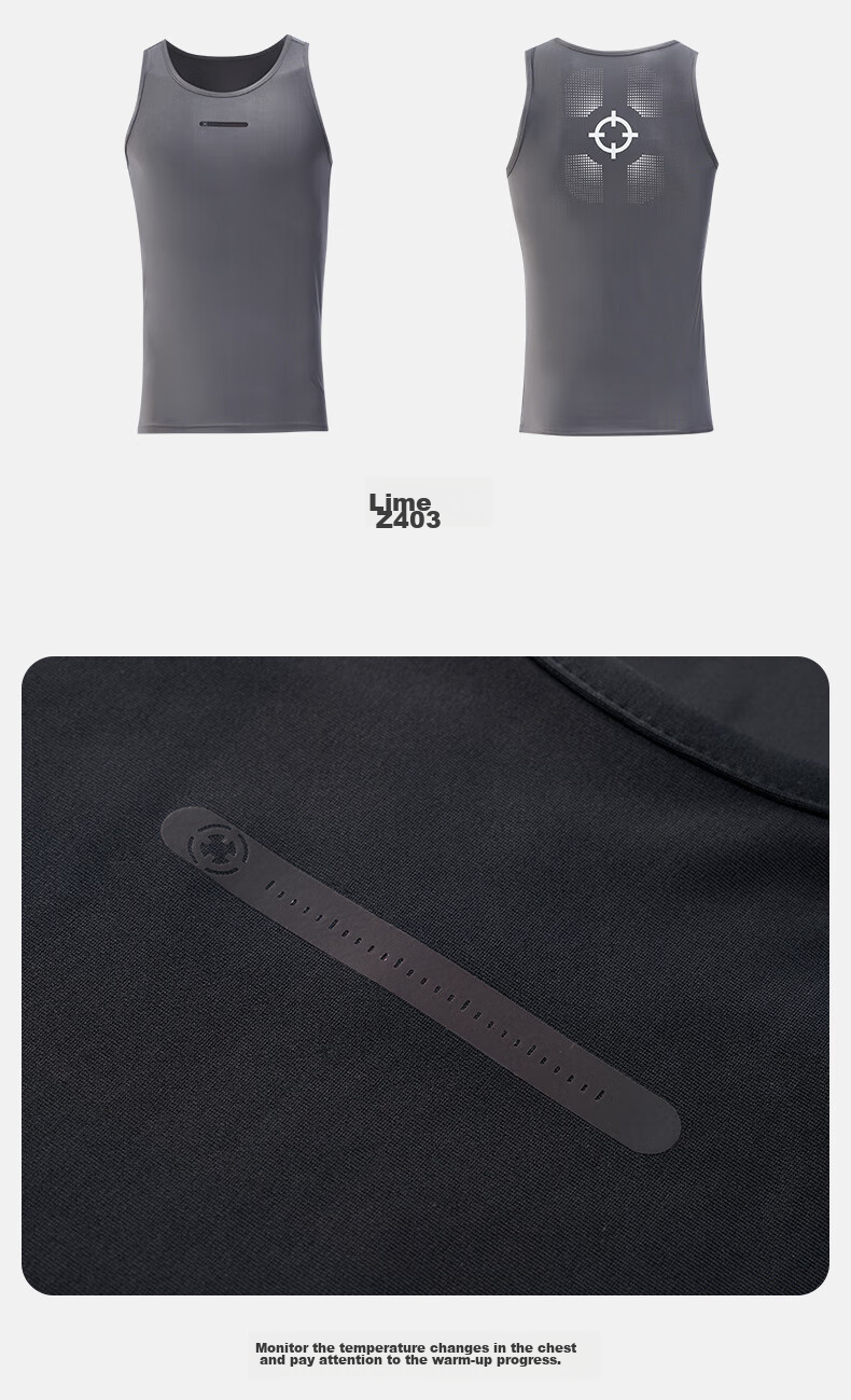RIGORER Fitness Tank Top, Sports Vest, Running Training Quick-Dry Clothing, New Summer Style Round Neck Sleeveless T-Shirt 21