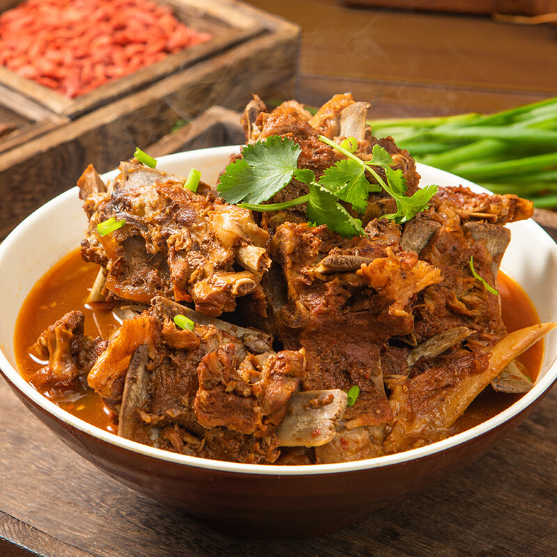 月盛斋清真羊肉 中华老字号预制羊蝎子熟食火锅老汤羊蝎子1200g加热即食