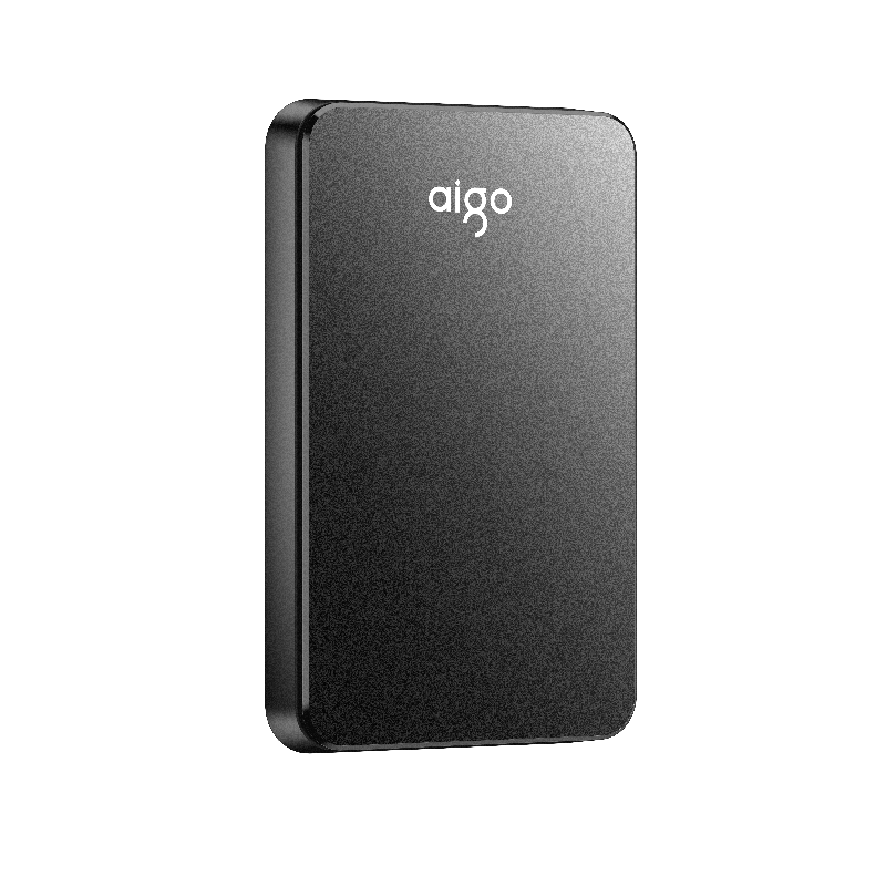 Aigo Portable Hard Drive, 2TB, USB3.0, HD809 Black, 2.5-Inch Mechanical Hard Drive, Compatible with Mac, External High-Speed Transfer, Business Portable