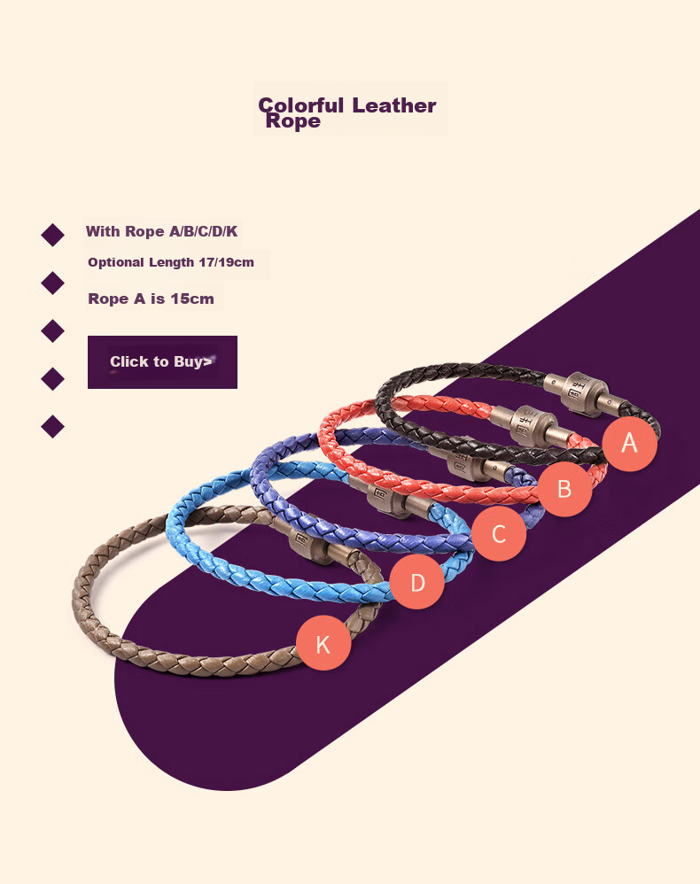 CHOW SANG SANG [Xian Sheng] Beaded Bracelet, 3mm Thin Version, Lucky Bead Cord, Leather Strap for Men And Women, Fixed Price Stainless Steel Cord - Red E15 10