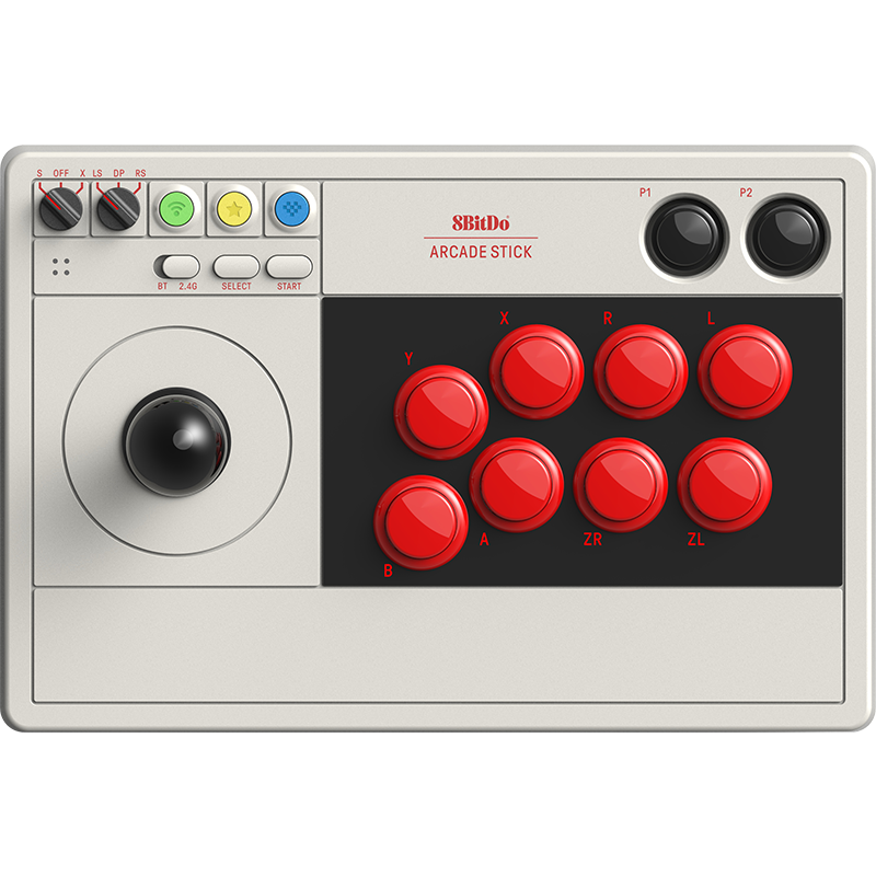8BitDo 8BitDo Arcade Joystick V3 Multi-Mode Switch 2 Street Fighter 6 Fighting Game E-Sports PC Steam Gaming Console Iron Fist 8 Wolf Legend