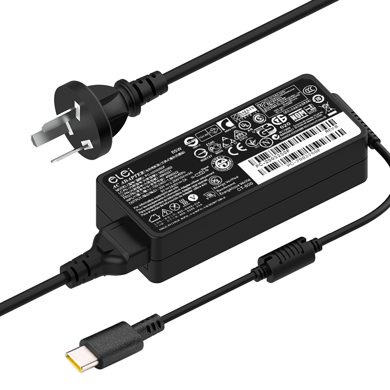 Elei Lenovo E480E485E580E585 S2 Yoga Laptop 20V3.25A/15V5V9V3A Thunderbolt USB-C Power Adapter Cable Type-C Charger