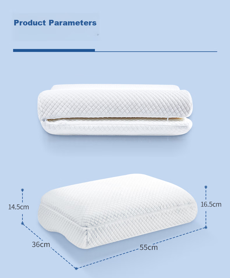 Aeromax Pillow, Thickened And Heightened, Specially Designed for Chubby People, Multifunctional, Detachable, Dual-Use High And Low Hotel Pillow, Memory Foam Neck Support 11