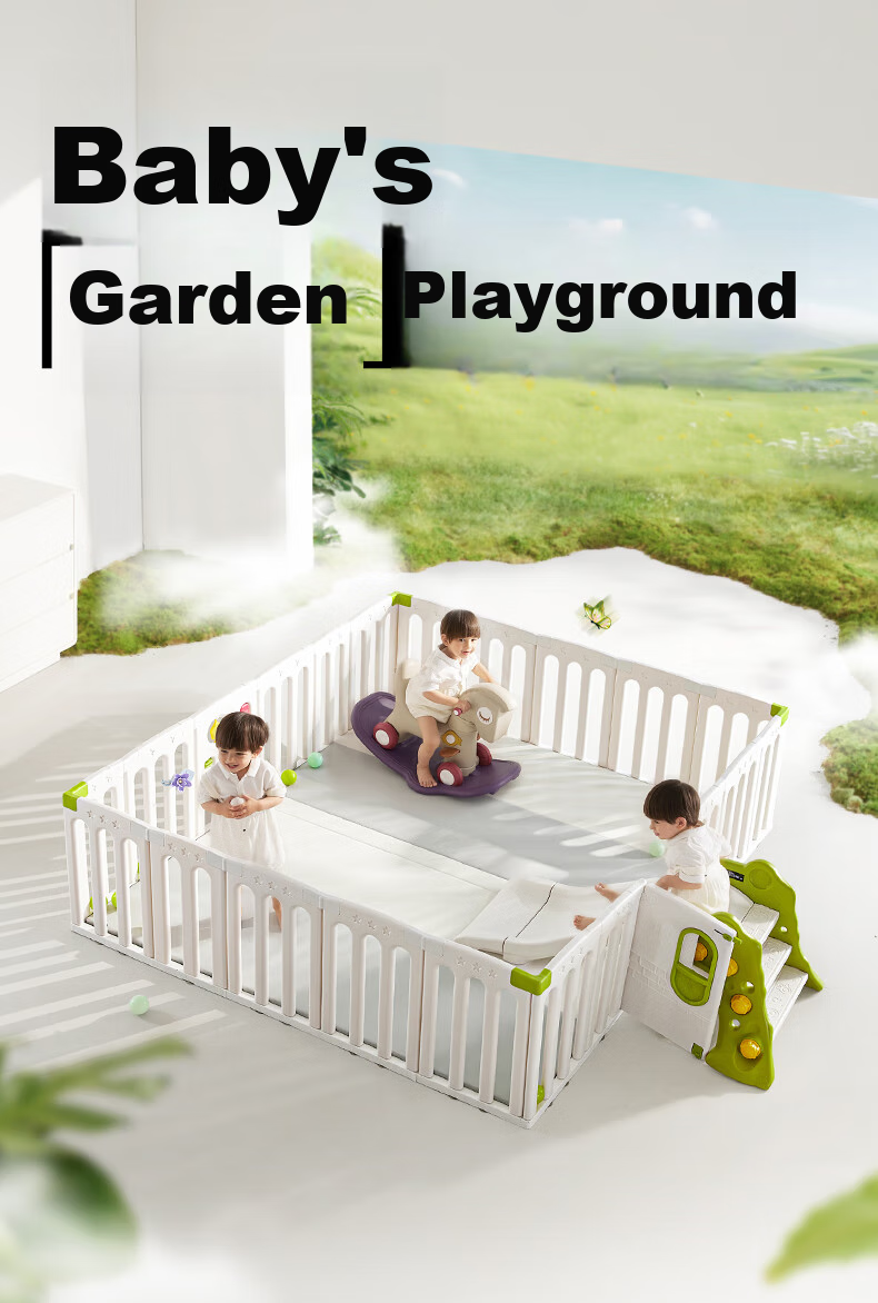 Babycare Fairy Garden Playpen Crawling Mat, Baby Indoor Safety Floor Protection Barrier, 180*200cm 8