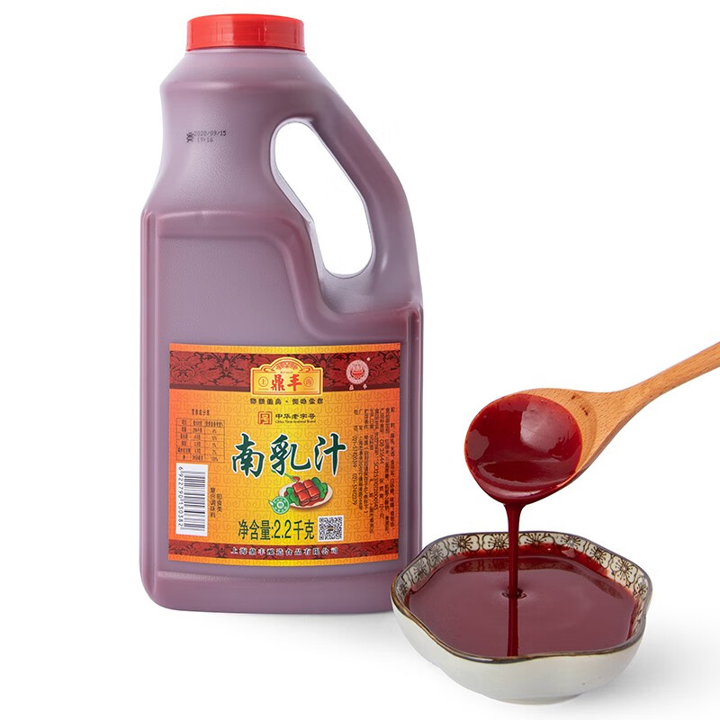鼎丰 调味酱 南乳汁2.2kg 腐乳汁南乳酱火锅蘸酱 中华老字号