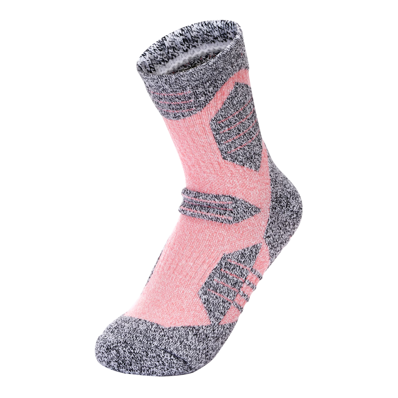 TFO Competition-Level Outdoor Socks, Durable Sports Socks, Breathable Hiking Socks, Mountaineering Socks 2202217, Women's Pink