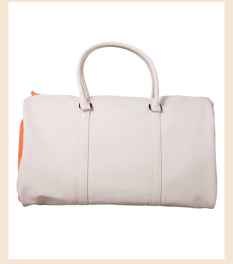 YONEX Badminton Bag Collaboration Edition, Sports Fashion Shoulder Boston Bag BA309CR, Off-White 12