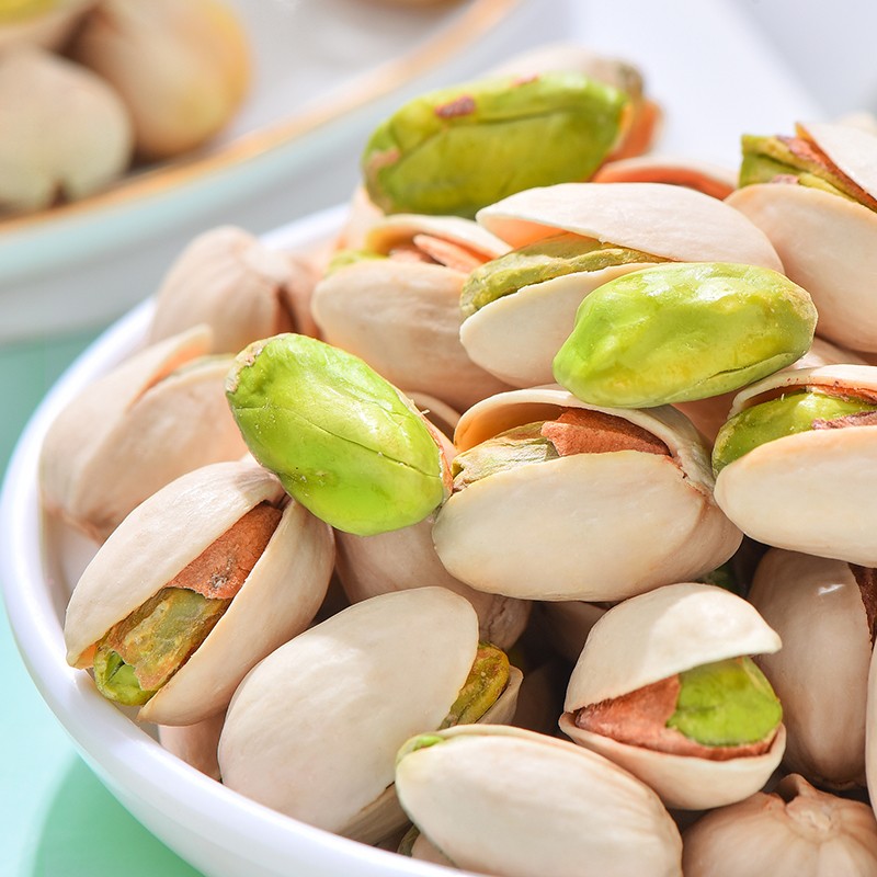 华味亨开心果450g/罐 原色无漂白盐焗味每日坚果零食开口率大企业团购