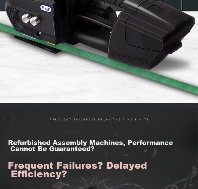 Yifei Electric Strapping Machine, Plastic Steel Strap Bundling Machine, Handheld PET Strapper, Rechargeable Hot-Melt Buckle-Free Small Handheld Strapping Machine V3 with One Battery And One Charger [Beijing Warehouse Fast Delivery] 3