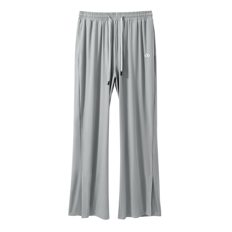 Guniangjia Sun Protection Pants for Women, Cool Ice Silk Quick-Dry Outdoor Sports Casual Wide-Leg Trousers, Summer Trendy Breathable Plus Size Pants
