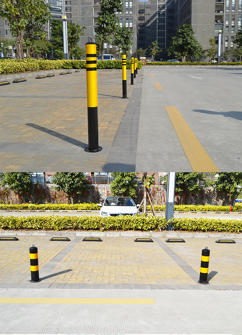 皇驰挡车柱路桩路障柱警示柱车位锁停车位地锁加厚防撞固定立柱一体