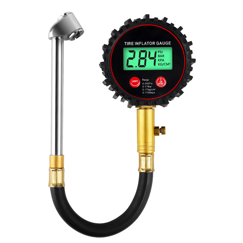 Kulaipu Digital Tire Pressure Gauge with Curved Rod, Truck And Bus Tire Pressure Monitor KLP-86007 1