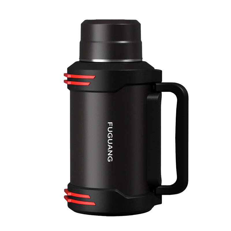 Fuguang Insulated Bottle, 316L Stainless Steel, Large Capacity Thermos, Car-Mounted Vacuum Water Bottle, Outdoor Travel Flask, Warm Bottle, 2300ML
