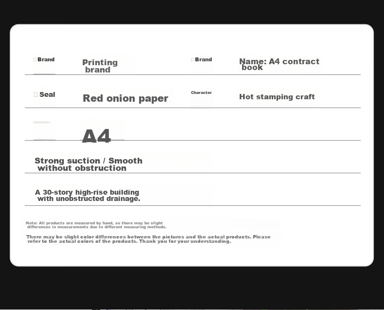 Befon Signing Ceremony Book, A4 Business Contract, Strategic Cooperation Agreement, Contract Document Folder, File Organizer, Office Supplies, Red, 4069 9