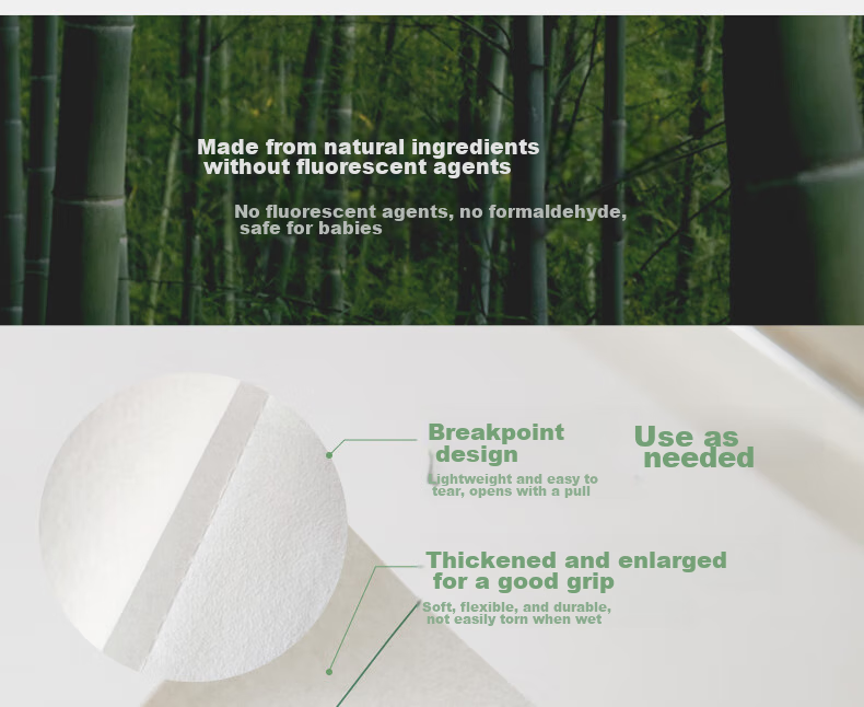 FUTURE MATTERS FM Tianzhufiber Weekly Disposable Cleaning Cloth, 28*28cm, 20 Sheets/roll, Absorbent, Oil-Absorbing, Antibacterial, Formaldehyde-Free, Fluorescent Agent-Free 11