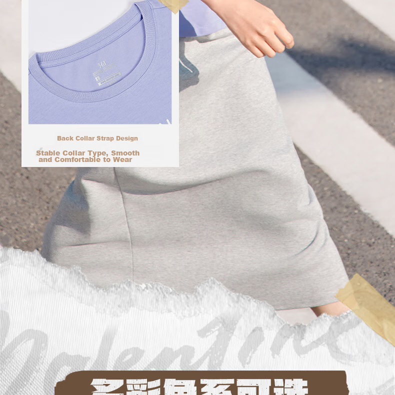 361° Women's T-Shirt Summer New Trendy Casual Loose Sports Top Short Sleeve Mother's Day 662629106-3 15