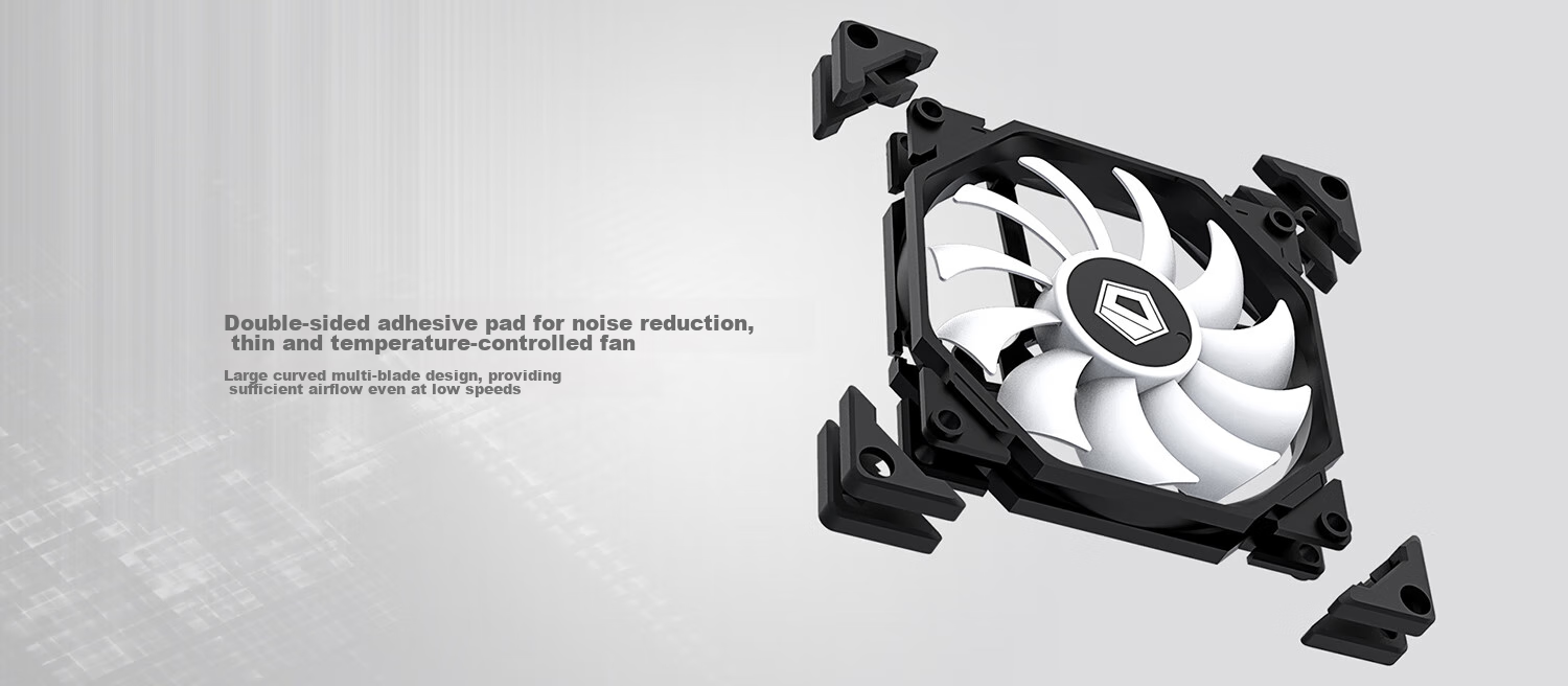 ID-COOLING (Kuren) Downward-Facing Air-Cooled CPU Cooler with 5 Heat Pipes Direct Contact, 12CM Fan, Compatible with LGA1200/1700/AM4/5, ITX NAS IS-50X V3 7