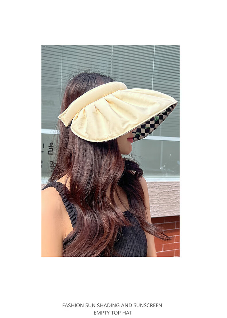 XUEXIMAN Sun Hat for Women, Visor Cap for Travel, Face-Covering Versatile Sunhat, Beach Shell UV Protection Hat for Wome 10