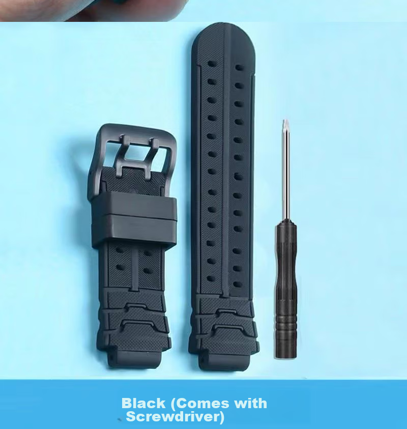 MAIKUQI Compatible Silicone Watch Band for Xiaotiancai Children's Smartwatch Z2/Z3/Z5/Z5A/Z6/Z6A/Z7/Z7A/Z8/Z9 + Screwdriver, Black 8