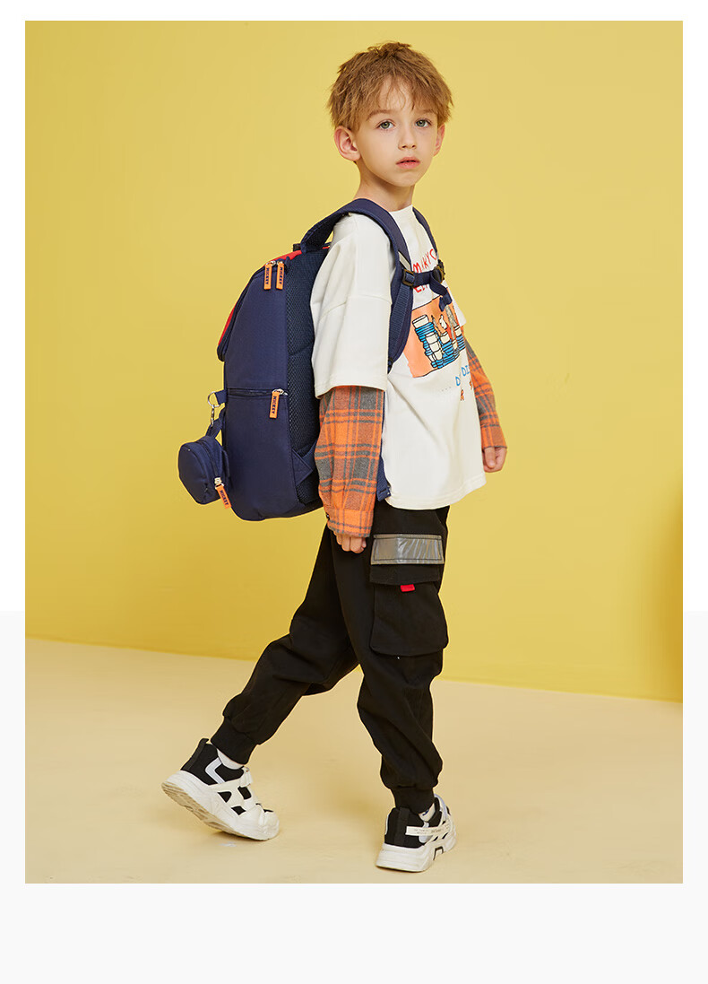 Disney Elementary School Backpack for Grades 4-6, Boys And Girls, Double Shoulder Mickey Mouse Korean Style Casual Backpack SM11751, Rose Red, Large Size 9