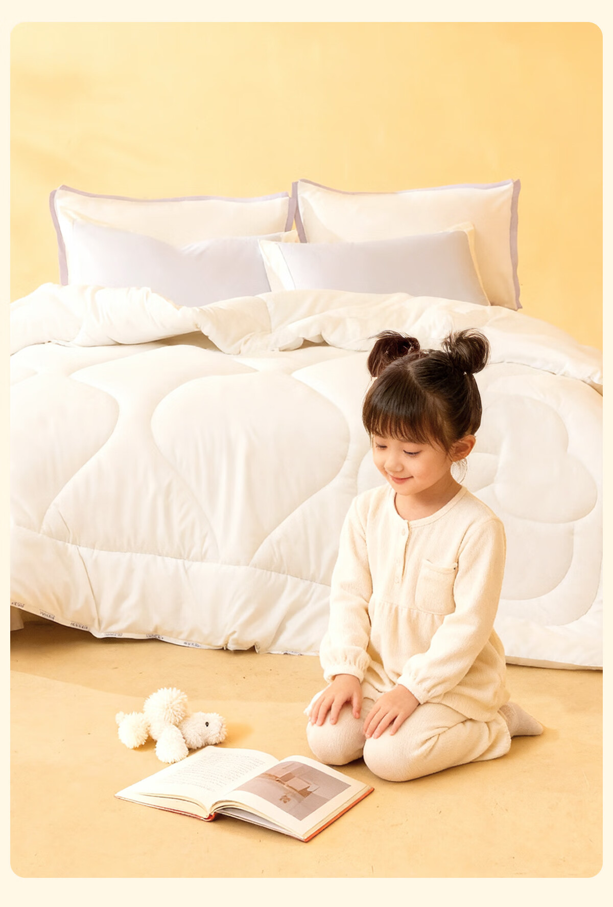Mercury Kids Wool Quilt Winter 100% Australian Wool A-Class Warm Thick Quilt Core Approx. 4.3 lbs 150*210cm 2