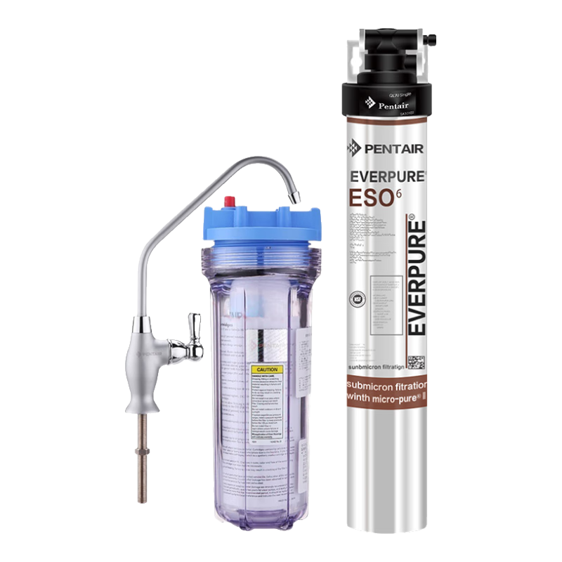 Everpure Home Direct Drinking Water System, 5-Stage Filtration with Zero Wastewater, Suitable for Mothers And Babies, Retains Minerals, Water Purifier Softener Sing-ESO6