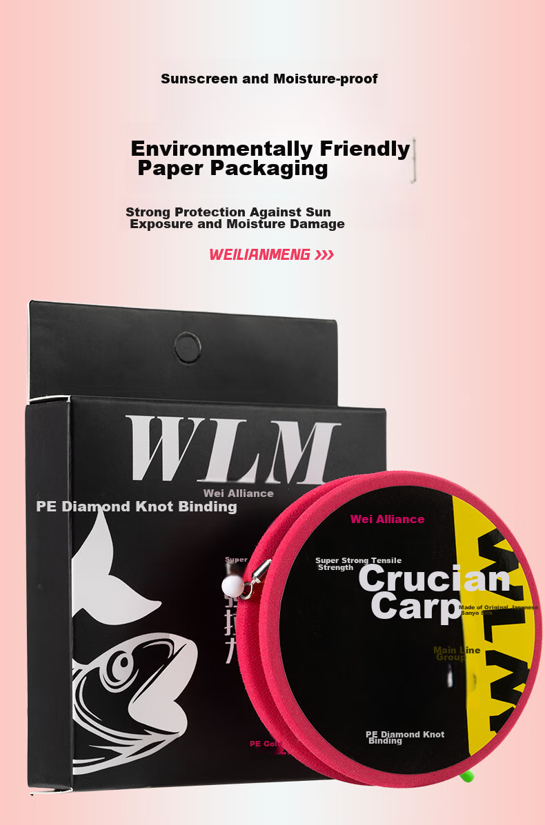 Weilianmeng 6.3-Meter No. 6 Silver Carp And Bighead Carp Main Line Set, Imported Original Silk Fishing Line Kit, Finished Product for Big Fish, Fishing Supplies And Tackle 10